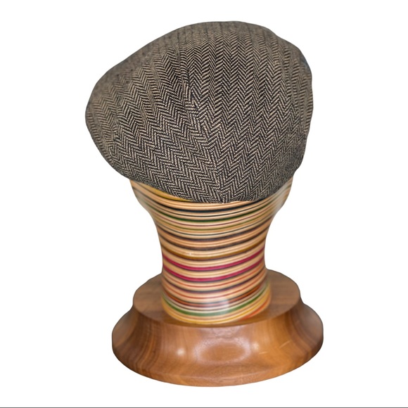 BRIXTON black brown grey hooligan baggy snap cap NWT sz M - Picture 6 of 8